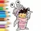 Coloring Book: Monster Costume Girl – kostenloses Online-Spiel