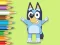 Coloring Book: Happy Bluey – kostenloses Online-Spiel