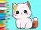 Coloring Book: Cute Kitten – kostenloses Online-Spiel