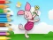 Coloring Book: Piglet Holds Toy Windmill – kostenloses Online-Spiel