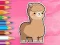 Coloring Book: Cute Alpaca – kostenloses Online-Spiel