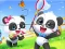 Jigsaw Puzzle: Baby Panda Spring Outing – kostenloses Online-Spiel