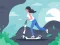 Electric scooter rides jigsaw – kostenloses Online-Spiel