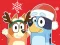 Jigsaw Puzzle: Bluey Christmas Gift – kostenloses Online-Spiel