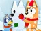 Jigsaw Puzzle: Bluey Christmas Snowman – kostenloses Online-Spiel