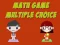 Math Game Multiple Choice – kostenloses Online-Spiel