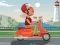 City Scooter Ride Coloring – kostenloses Online-Spiel