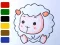 Baby sheep ColoringBook – kostenloses Online-Spiel