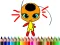 Back To School: Dotted Girl Coloring – kostenloses Online-Spiel
