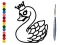 Back To School: Swan Coloring Book – kostenloses Online-Spiel