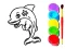 Dolphin Coloring Book – kostenloses Online-Spiel