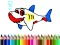 Back To School: Shark Coloring Book – kostenloses Online-Spiel