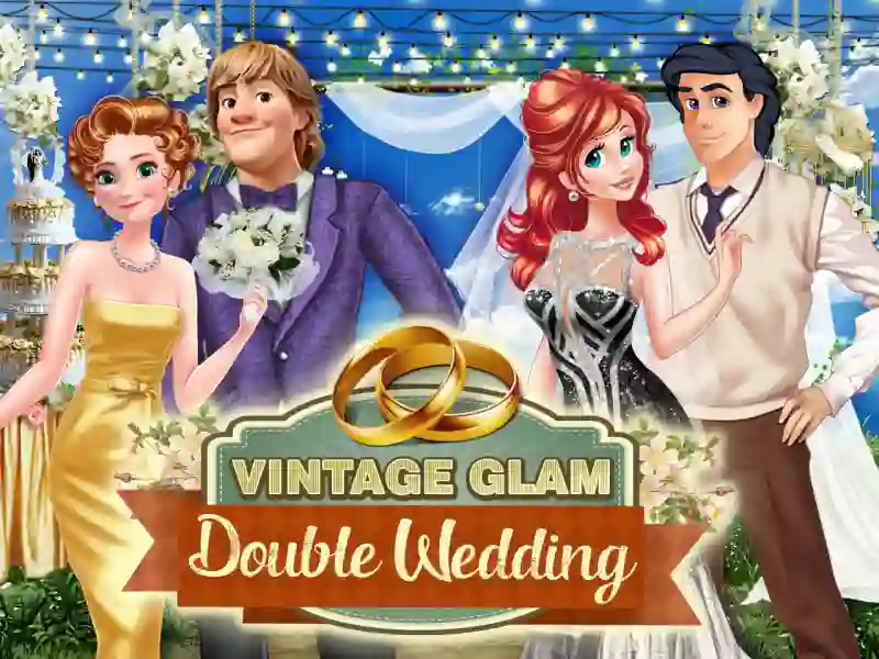 Vintage Glam: Double Wedding – kostenloses Online-Spiel