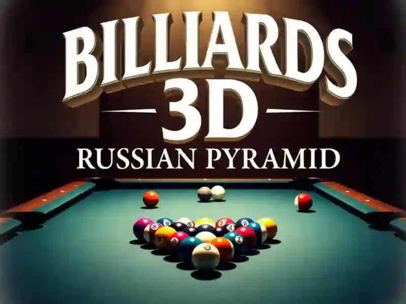 Billiards 3D Russian Pyramid – kostenloses Online-Spiel