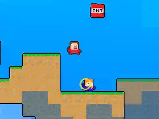 Steve vs Alex Rocketman – kostenloses Online-Spiel