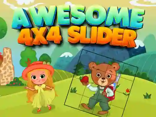 Awesome 4x4 Slider – kostenloses Online-Spiel