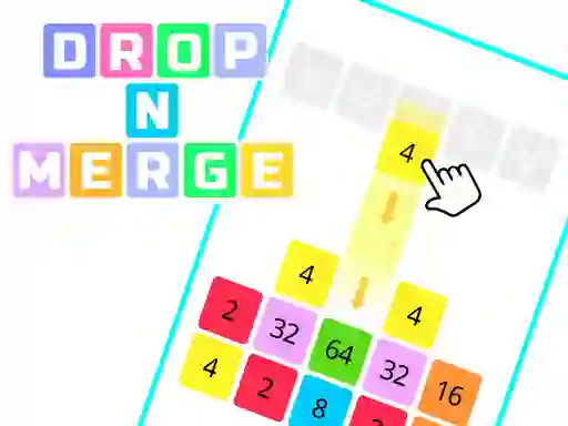 Drop N Merge Blocks – kostenloses Online-Spiel