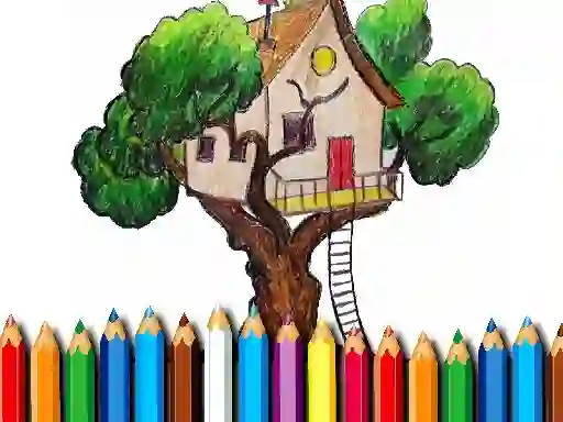 Tree House Coloring Book – kostenloses Online-Spiel