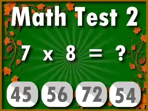 Math Test 2 – kostenloses Online-Spiel