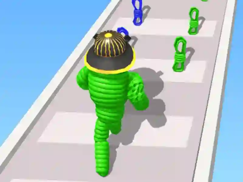 Rope-Man Run 3D – kostenloses Online-Spiel