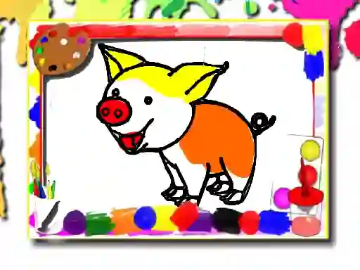 Pigs Coloring Book – kostenloses Online-Spiel
