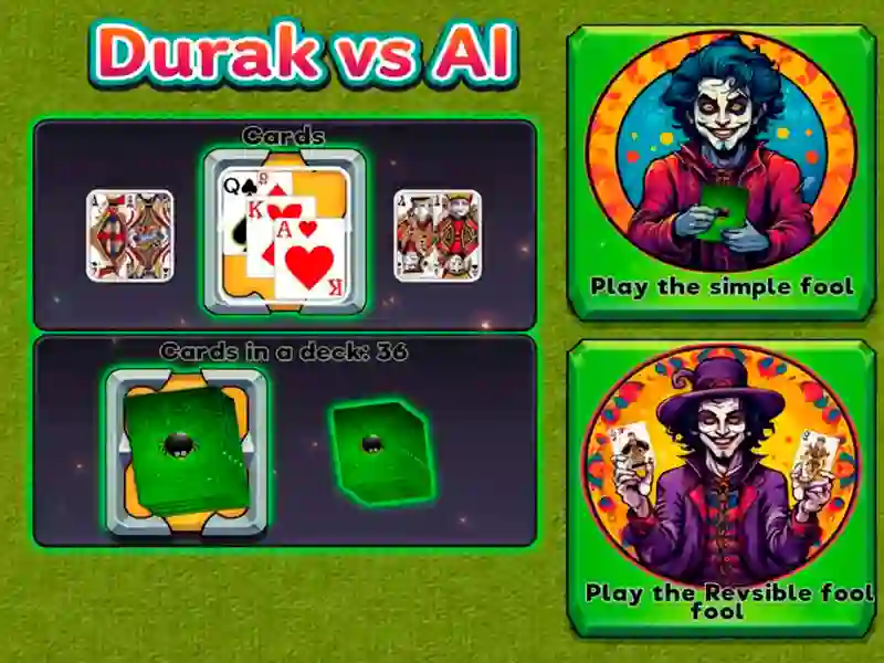 Durak vs AI – kostenloses Online-Spiel