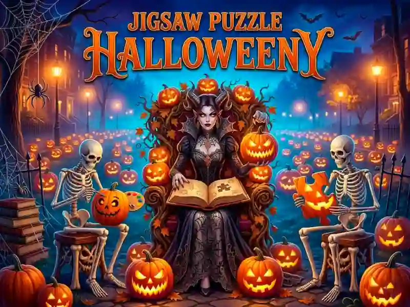 Jigsaw Puzzle Halloweeny – kostenloses Online-Spiel