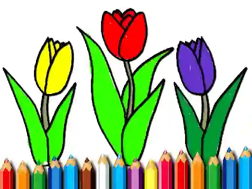 Back To School: Spring Time Coloring Book – kostenloses Online-Spiel