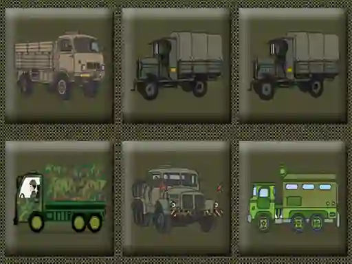 Army Trucks Memory – kostenloses Online-Spiel