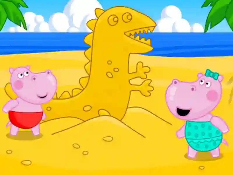 Hippo Beach Adventures – kostenloses Online-Spiel
