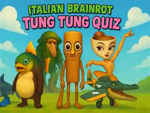 Italian Brainrot tung Tung Quiz – kostenloses Online-Spiel