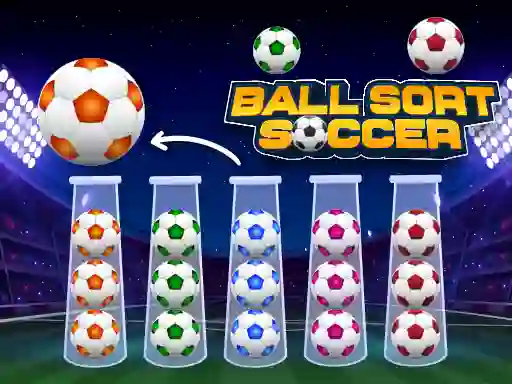Ball Sort Soccer – kostenloses Online-Spiel