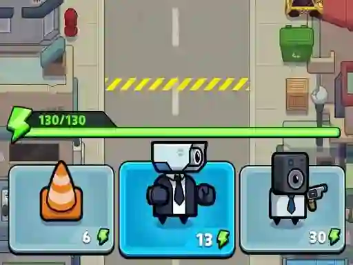 Toilet fight Police vs zombie – kostenloses Online-Spiel