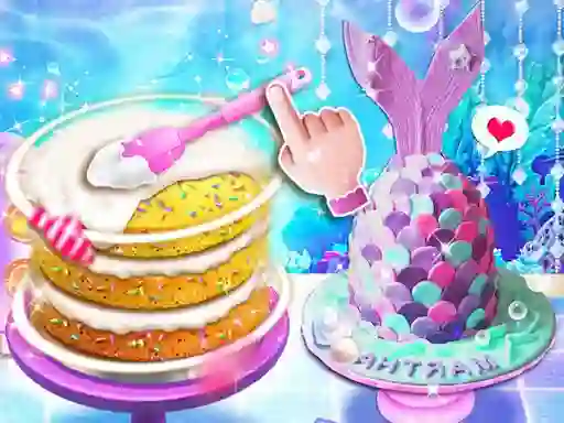 Unicorn Chef Mermaid Cake – kostenloses Online-Spiel