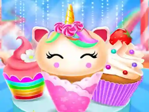 Unicorn Mermaid Cupcake Cooking Design – kostenloses Online-Spiel