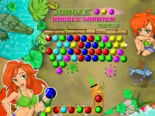 Jungle Bubble Shooter Mania – kostenloses Online-Spiel