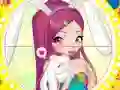 Winx bunny style: Round Puzzle – kostenloses Online-Spiel