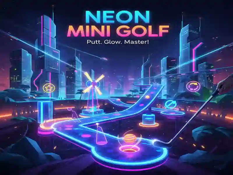Neon Mini Golf – kostenloses Online-Spiel