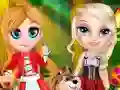 Little Elsa In Red Hood – kostenloses Online-Spiel