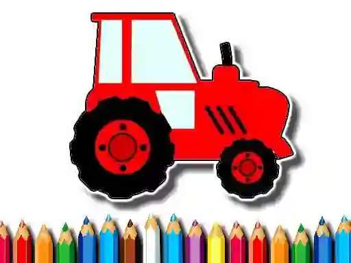 Easy Kids Coloring Tractor – kostenloses Online-Spiel