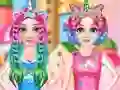 Princesses Rainbow Unicorn Hair Salon – kostenloses Online-Spiel