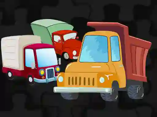 Cartoon Truck Jigsaw – kostenloses Online-Spiel