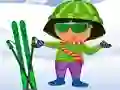 Dora Ski Dress up – kostenloses Online-Spiel