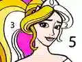 Princess Coloring By Number – kostenloses Online-Spiel