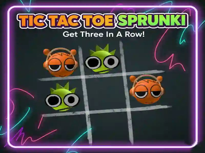 Tic Tac Toe Sprunki – kostenloses Online-Spiel