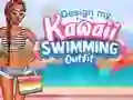 Design My Kawaii Swimming Outfit – kostenloses Online-Spiel