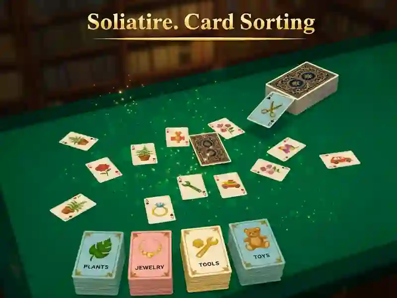 Solitaire. Card Sorting – kostenloses Online-Spiel