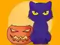 Coloring Book: Halloween Cat – kostenloses Online-Spiel