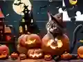 Jigsaw Puzzle: Halloween Cat – kostenloses Online-Spiel