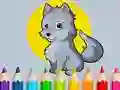 Coloring Book: Wolf – kostenloses Online-Spiel